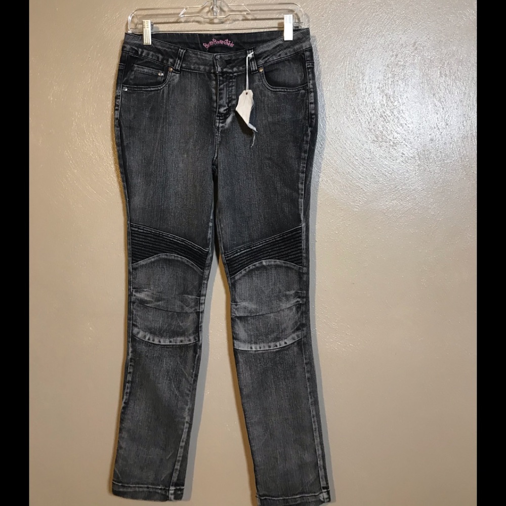 Boom Boom gray distressed jeans 14